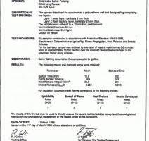 Warrington Fire Test